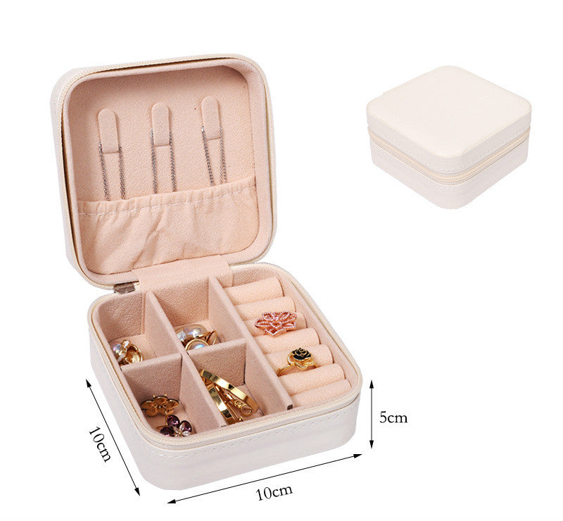 Simple And Convenient Jewelry Storage Box Home Travel Earrings