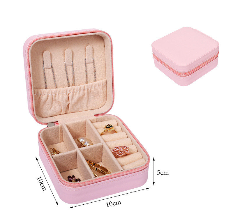 Simple And Convenient Jewelry Storage Box Home Travel Earrings