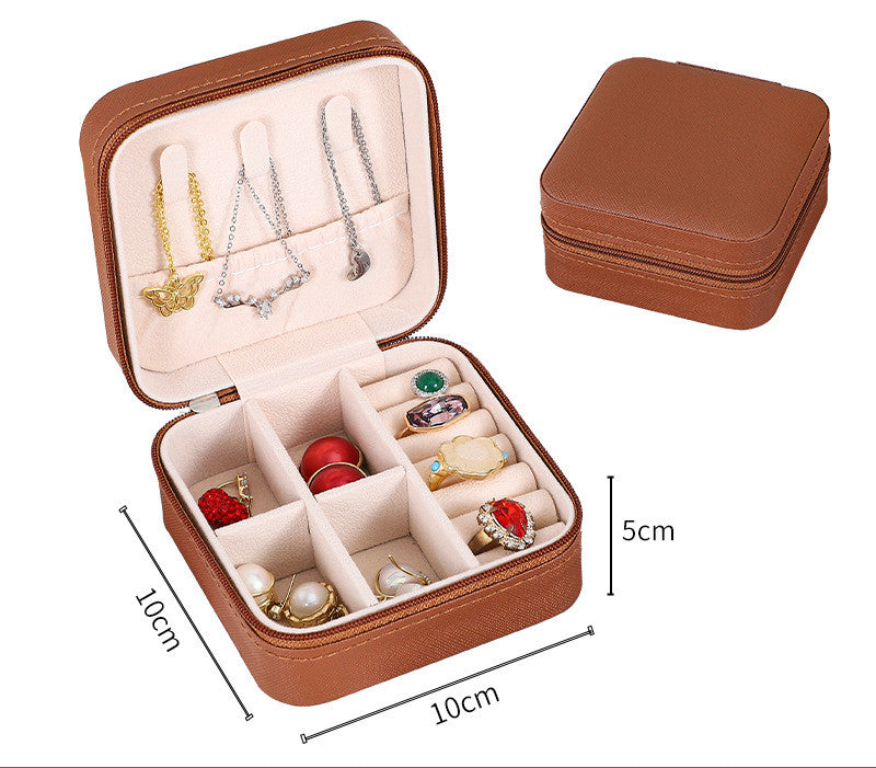 Simple And Convenient Jewelry Storage Box Home Travel Earrings