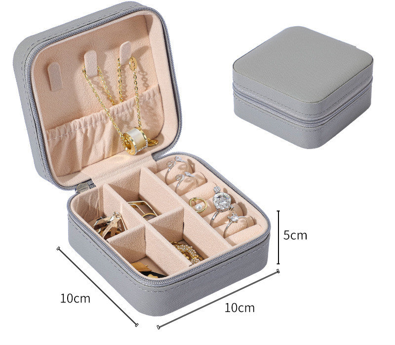 Simple And Convenient Jewelry Storage Box Home Travel Earrings