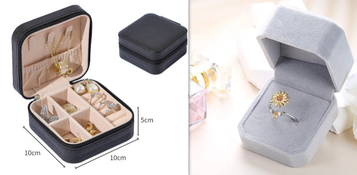 Simple And Convenient Jewelry Storage Box Home Travel Earrings