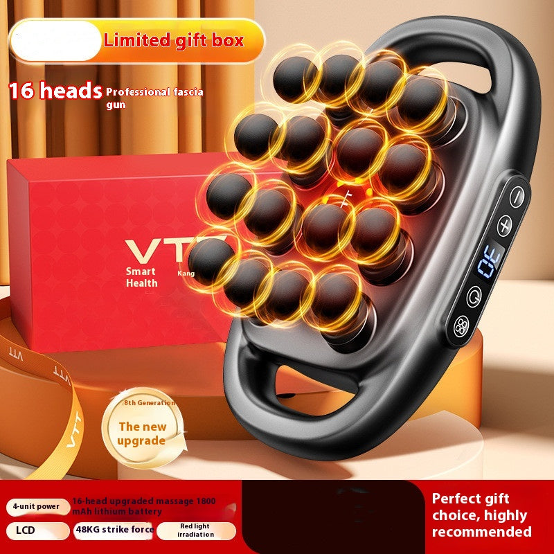 DeepStrike™ Massage Gun: 16 Heads, Full-Body Bliss 💆