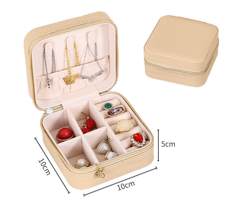 Simple And Convenient Jewelry Storage Box Home Travel Earrings