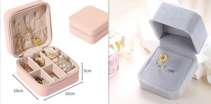 Simple And Convenient Jewelry Storage Box Home Travel Earrings