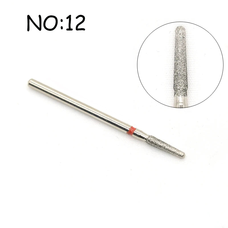 Ceramic Tungsten Nail Drill Bits Milling Cutter For Manicure Pedicure Nail Files Buffer Nails Art Equipment Accessories Tool