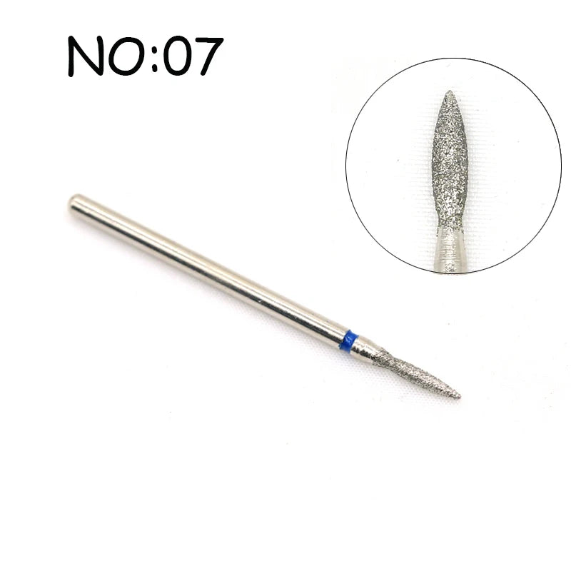 Ceramic Tungsten Nail Drill Bits Milling Cutter For Manicure Pedicure Nail Files Buffer Nails Art Equipment Accessories Tool