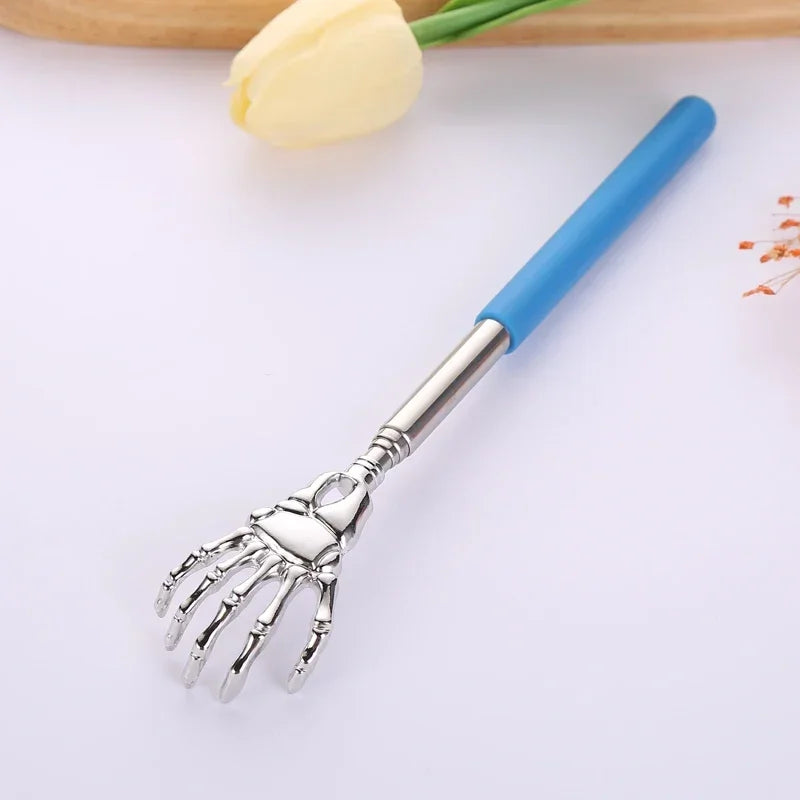 Ghost Hand Stainless Steel Telescopic Scratching Massager Stainless Steel Extendable Scratching Scratching Scratcher Handicrafts
