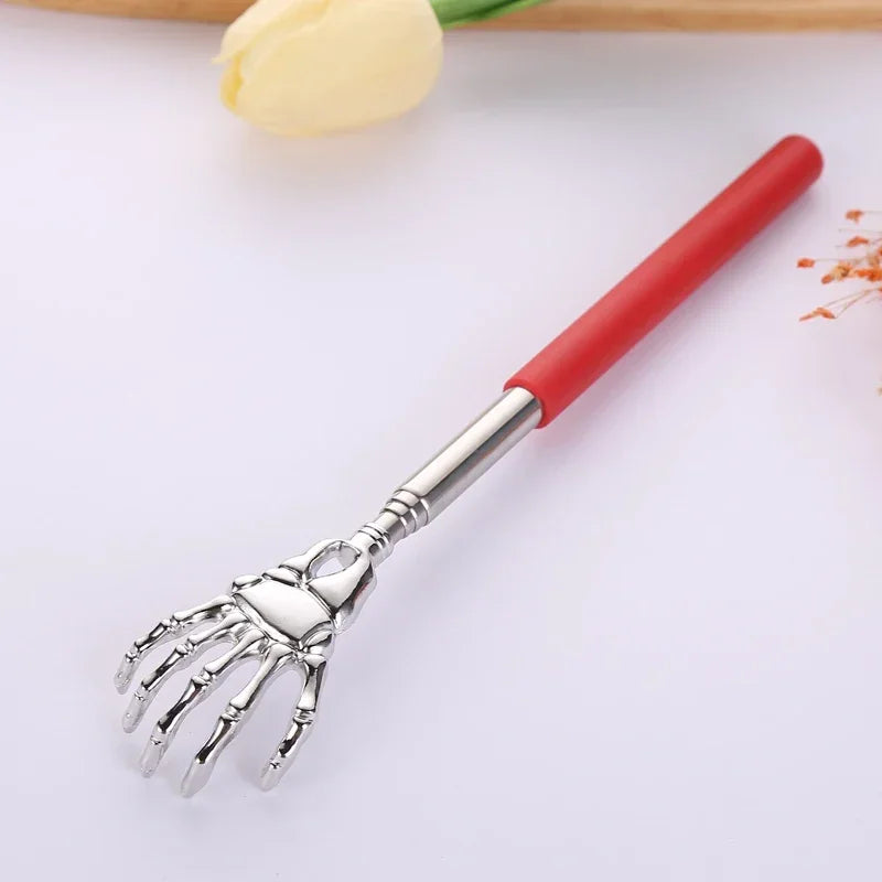 Ghost Hand Stainless Steel Telescopic Scratching Massager Stainless Steel Extendable Scratching Scratching Scratcher Handicrafts