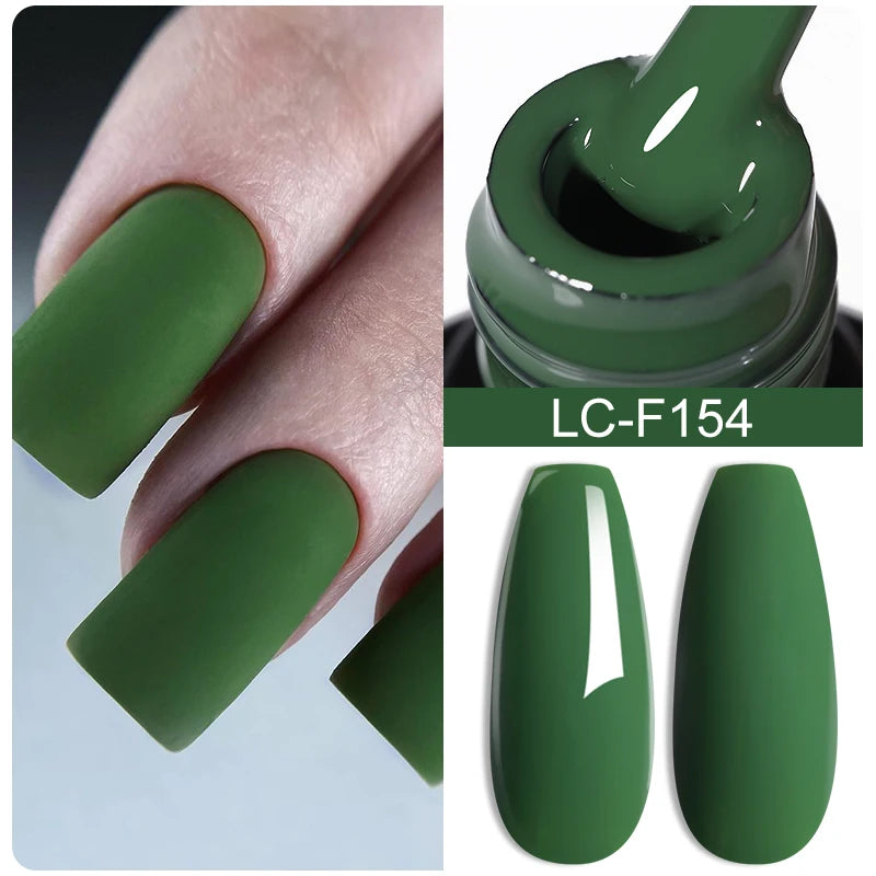 LILYCUTE Pink Purple Color Gel Nail Polish Spring Summer Semi Permanent For Manicure Soak Off Nail Art Gel Varnish