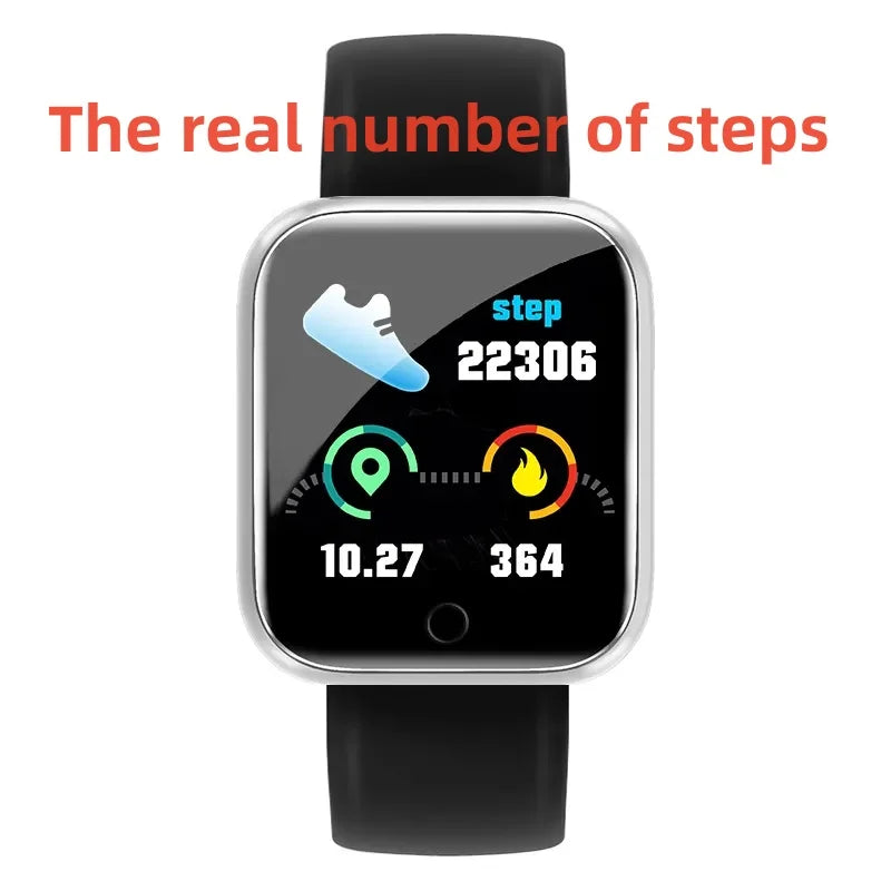 Y68 Real Step Count Fashion Smart Sports Watch Fitness Tracker Sports Watch Android IOS Smart Bracelet