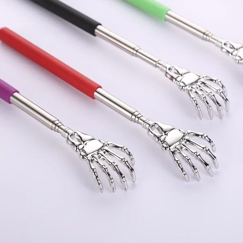 Ghost Hand Stainless Steel Telescopic Scratching Massager Stainless Steel Extendable Scratching Scratching Scratcher Handicrafts