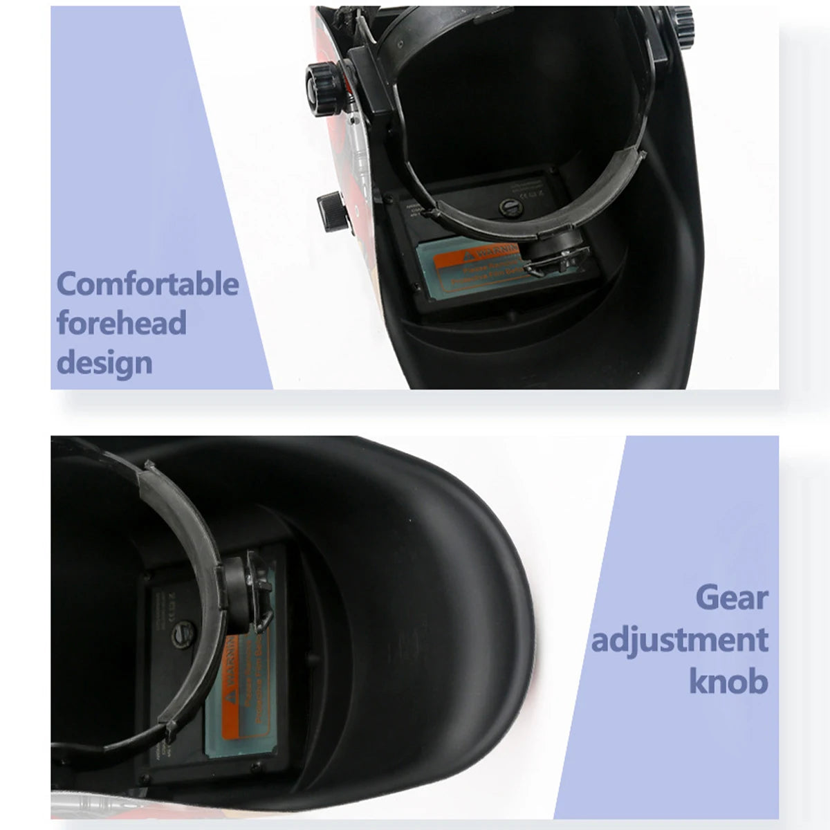 AIRAJ Welding Helmet Auto Darkening Welding Mask For TIG MIG ARC Welder Machine Large View True Color DIN9-13 93*42MM Vision