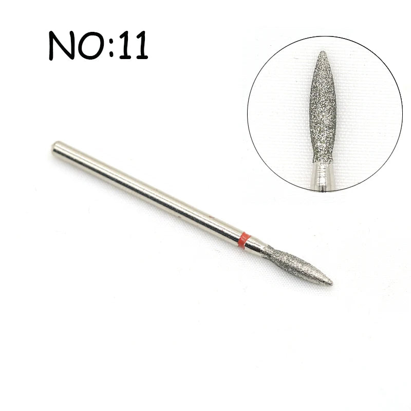 Ceramic Tungsten Nail Drill Bits Milling Cutter For Manicure Pedicure Nail Files Buffer Nails Art Equipment Accessories Tool