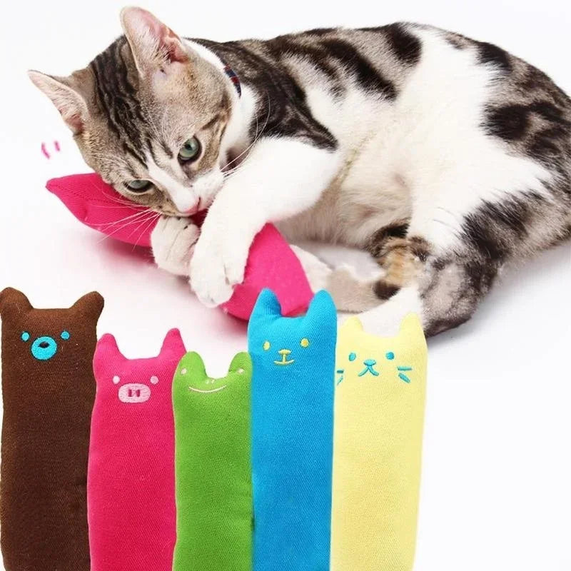 New Creative Pillow Scratch Crazy Cat Kicker Catnip Toy Teeth Grinding Toys Cat Toys Interactive Cat Tree Pet Products