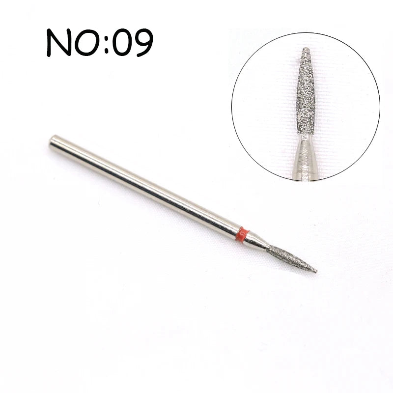Ceramic Tungsten Nail Drill Bits Milling Cutter For Manicure Pedicure Nail Files Buffer Nails Art Equipment Accessories Tool