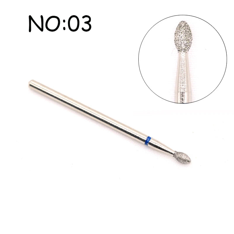 Ceramic Tungsten Nail Drill Bits Milling Cutter For Manicure Pedicure Nail Files Buffer Nails Art Equipment Accessories Tool