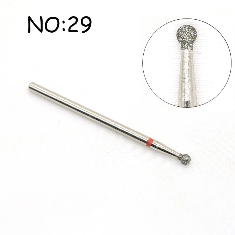 Ceramic Tungsten Nail Drill Bits Milling Cutter For Manicure Pedicure Nail Files Buffer Nails Art Equipment Accessories Tool