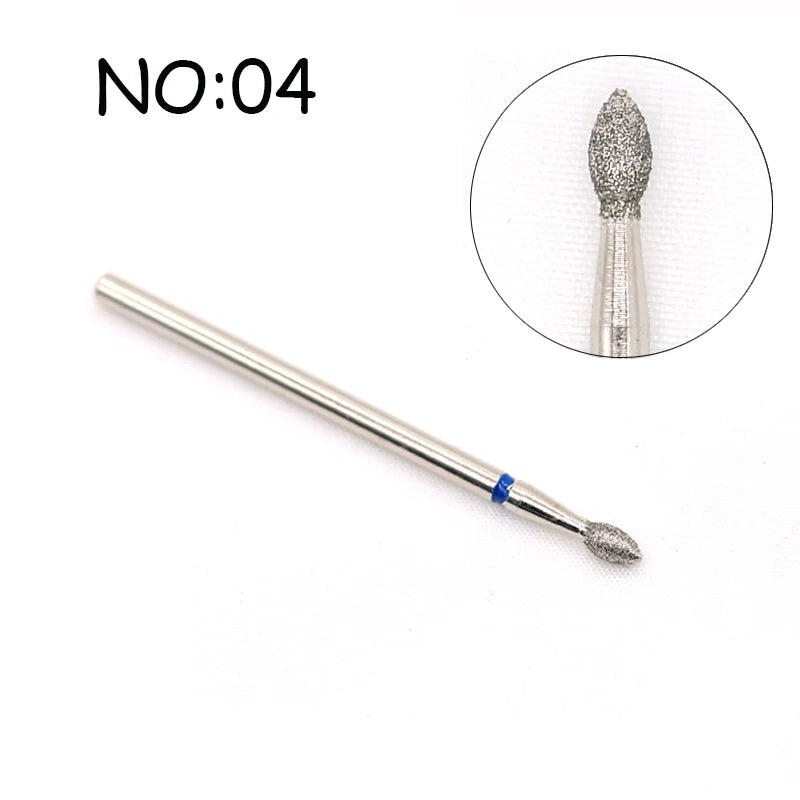Ceramic Tungsten Nail Drill Bits Milling Cutter For Manicure Pedicure Nail Files Buffer Nails Art Equipment Accessories Tool