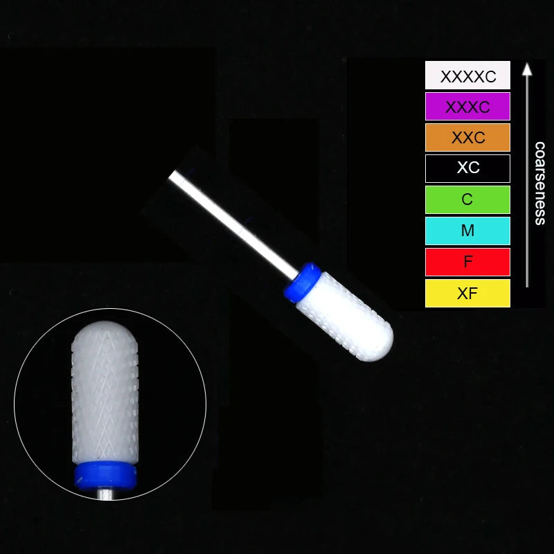 Ceramic Tungsten Nail Drill Bits Milling Cutter For Manicure Pedicure Nail Files Buffer Nails Art Equipment Accessories Tool