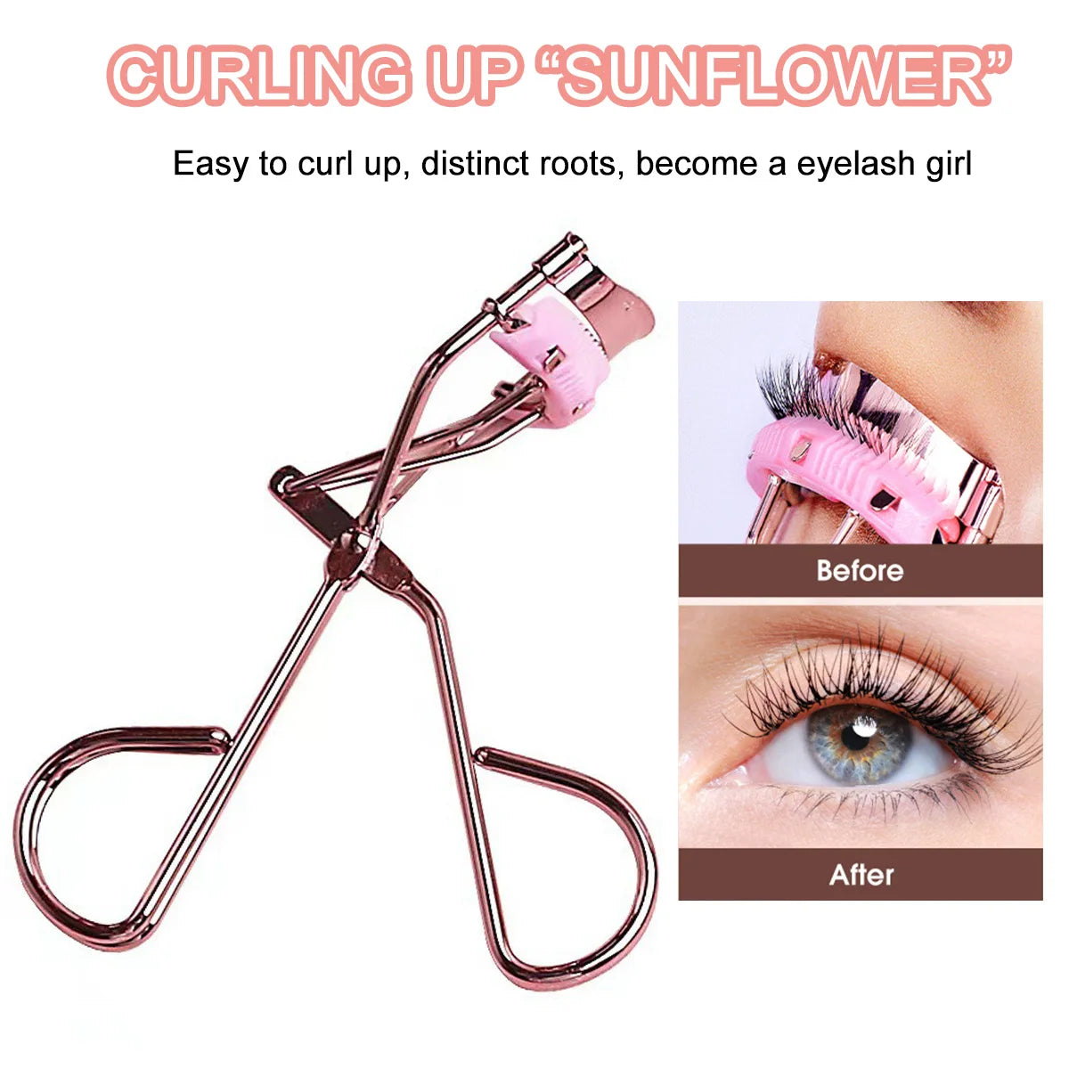 Professional Eyelash Curler With Replacement Pads Eyelash Cosmetics Makeup Tools For Women Eyelashes Curling Accessories