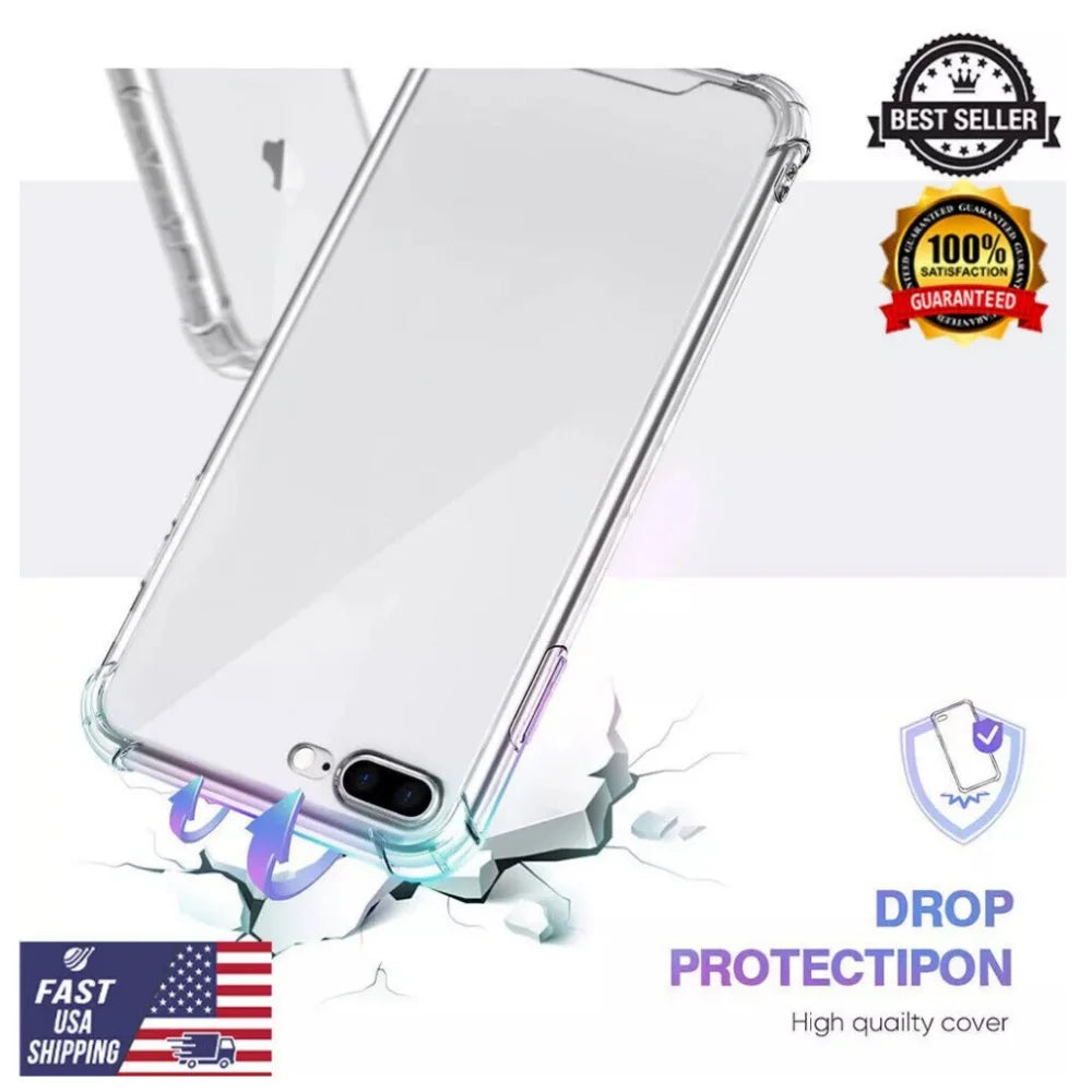 For Apple iPhone 14 13 12 11 Pro Clear Case 3HRating Scratch Resistant Cover