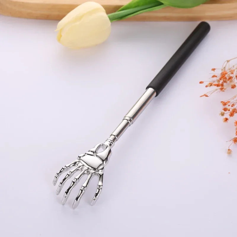 Ghost Hand Stainless Steel Telescopic Scratching Massager Stainless Steel Extendable Scratching Scratching Scratcher Handicrafts