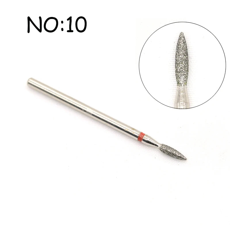Ceramic Tungsten Nail Drill Bits Milling Cutter For Manicure Pedicure Nail Files Buffer Nails Art Equipment Accessories Tool