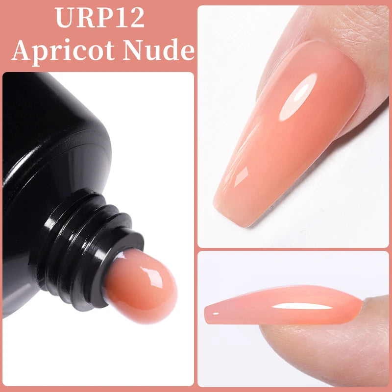 UR SUGAR 15ml Nail Extension Gel Soak Off UV LED Acrylic Crystal White Clear Nude Gel Nail Polish UV Construction Gel