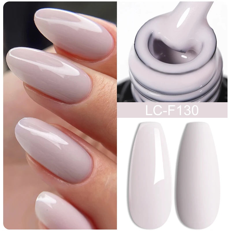 LILYCUTE Pink Purple Color Gel Nail Polish Spring Summer Semi Permanent For Manicure Soak Off Nail Art Gel Varnish