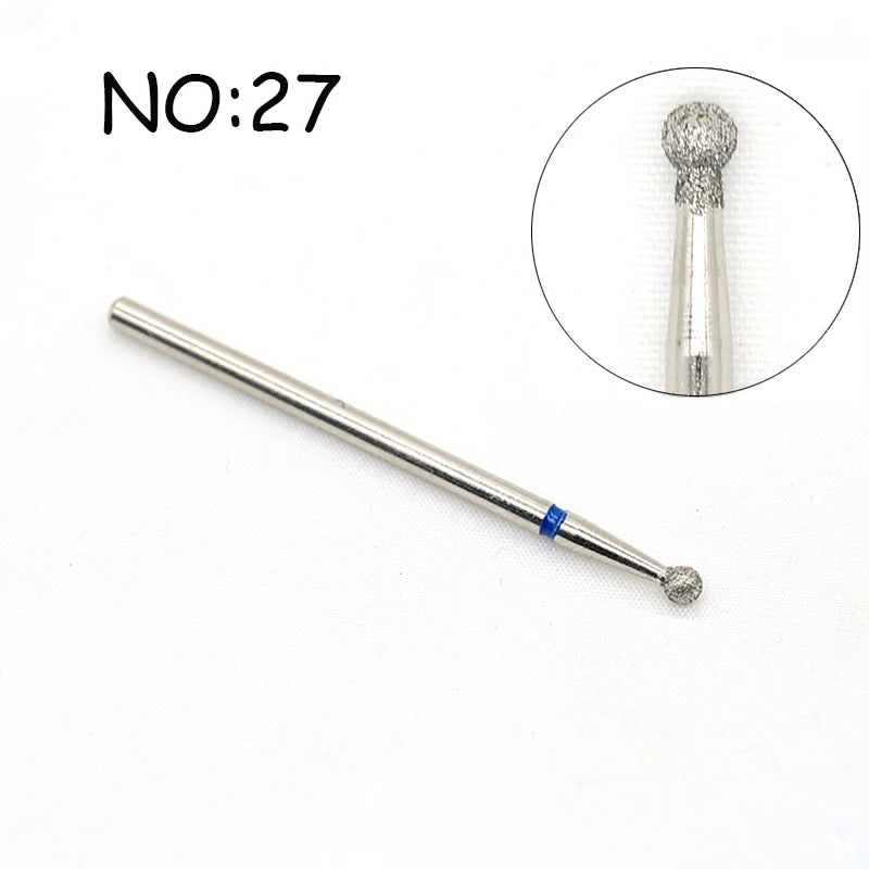 Ceramic Tungsten Nail Drill Bits Milling Cutter For Manicure Pedicure Nail Files Buffer Nails Art Equipment Accessories Tool
