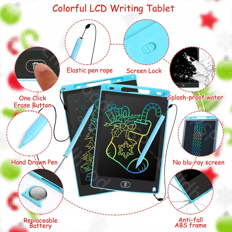 16/12/10/8.5-Inch LCD Graphic Tablet,Drawing Tablet,Electronic Writing Board,3-12Years Kids Birthday Gifts/Christmas/Travel Toys