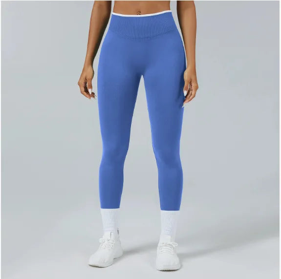 Women Pants Gym Yoga Leggings Hips Lifting Yoga Seamless Sports Clothes Stretchy High Waist Athletic Exercise Fitness Leggings