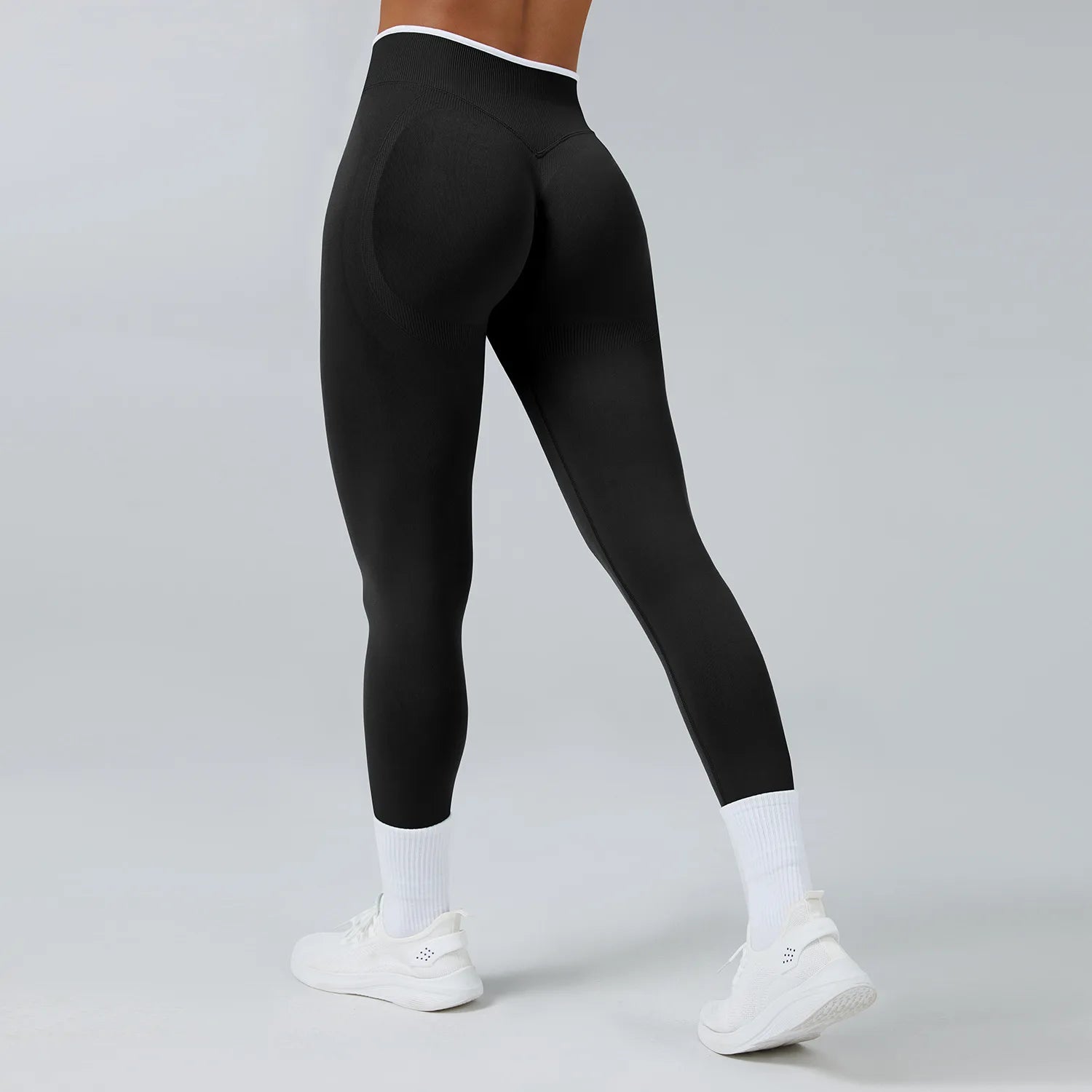 Women Pants Gym Yoga Leggings Hips Lifting Yoga Seamless Sports Clothes Stretchy High Waist Athletic Exercise Fitness Leggings