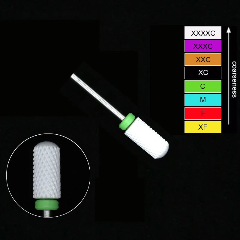 Ceramic Tungsten Nail Drill Bits Milling Cutter For Manicure Pedicure Nail Files Buffer Nails Art Equipment Accessories Tool