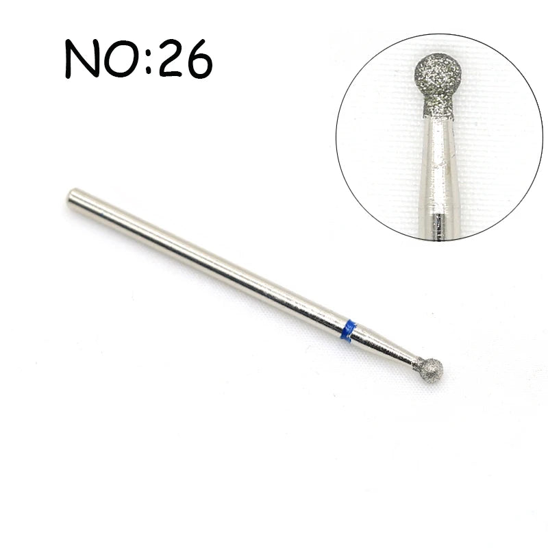 Ceramic Tungsten Nail Drill Bits Milling Cutter For Manicure Pedicure Nail Files Buffer Nails Art Equipment Accessories Tool