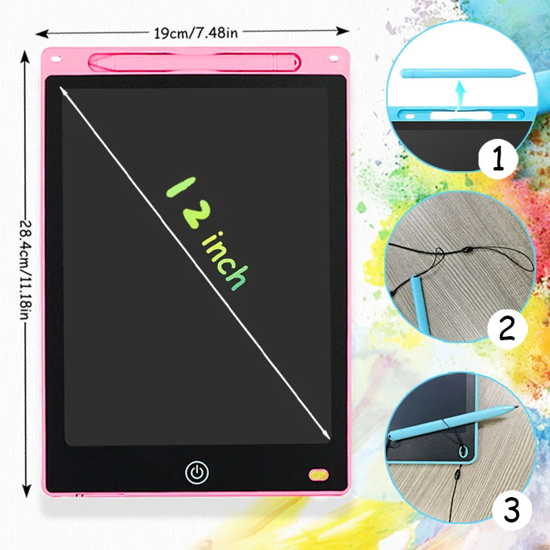16/12/10/8.5-Inch LCD Graphic Tablet,Drawing Tablet,Electronic Writing Board,3-12Years Kids Birthday Gifts/Christmas/Travel Toys