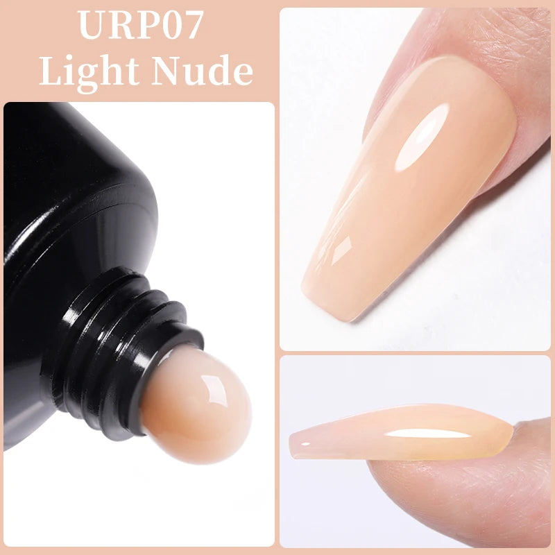 UR SUGAR 15ml Nail Extension Gel Soak Off UV LED Acrylic Crystal White Clear Nude Gel Nail Polish UV Construction Gel