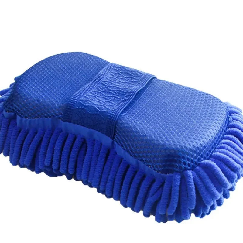 Car Washing Sponge Brush Soft Chenille Microfiber Washing Brush Car Body Cleaning Water Absorbtion Brushes Detailing Washer