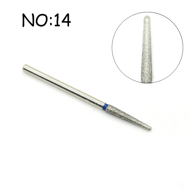 Ceramic Tungsten Nail Drill Bits Milling Cutter For Manicure Pedicure Nail Files Buffer Nails Art Equipment Accessories Tool