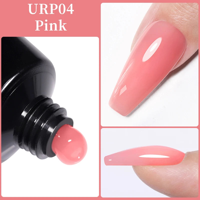 UR SUGAR 15ml Nail Extension Gel Soak Off UV LED Acrylic Crystal White Clear Nude Gel Nail Polish UV Construction Gel