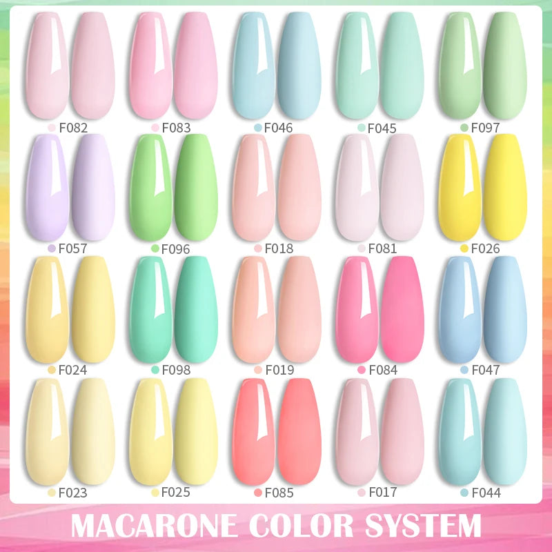 LILYCUTE Pink Purple Color Gel Nail Polish Spring Summer Semi Permanent For Manicure Soak Off Nail Art Gel Varnish