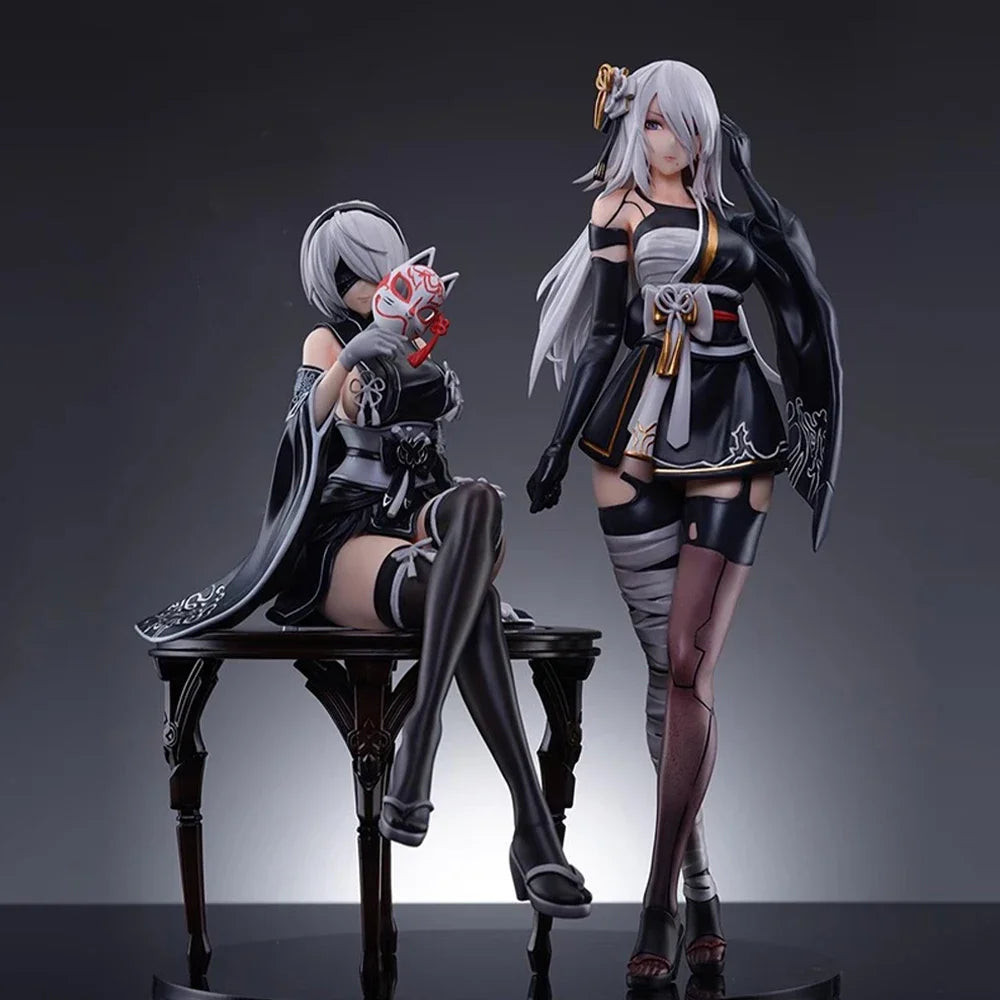 Nier: Era Of Machinery Kimono Yurha Sitting Posture Standing Posture Figurine Ornamental Ornaments Gifts