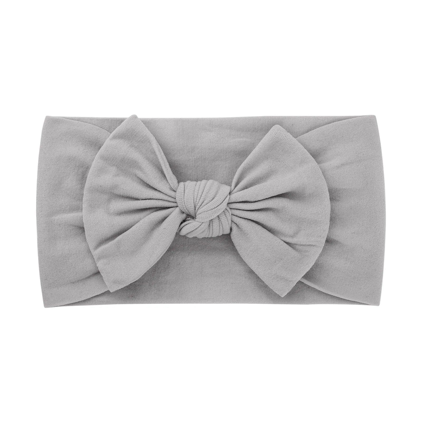 Candy Colors Baby Bowknot Hairband Broadside Headband Kids Girls Boutique Elastic Protect Turban Headwear Kids Hair Accessories