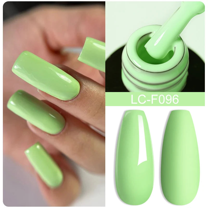 LILYCUTE Pink Purple Color Gel Nail Polish Spring Summer Semi Permanent For Manicure Soak Off Nail Art Gel Varnish