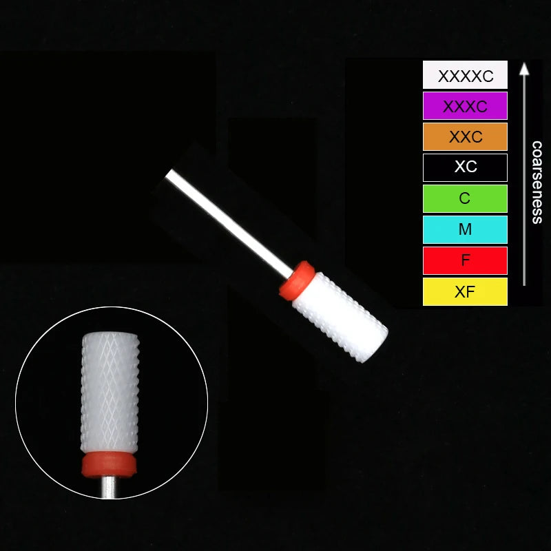 Ceramic Tungsten Nail Drill Bits Milling Cutter For Manicure Pedicure Nail Files Buffer Nails Art Equipment Accessories Tool