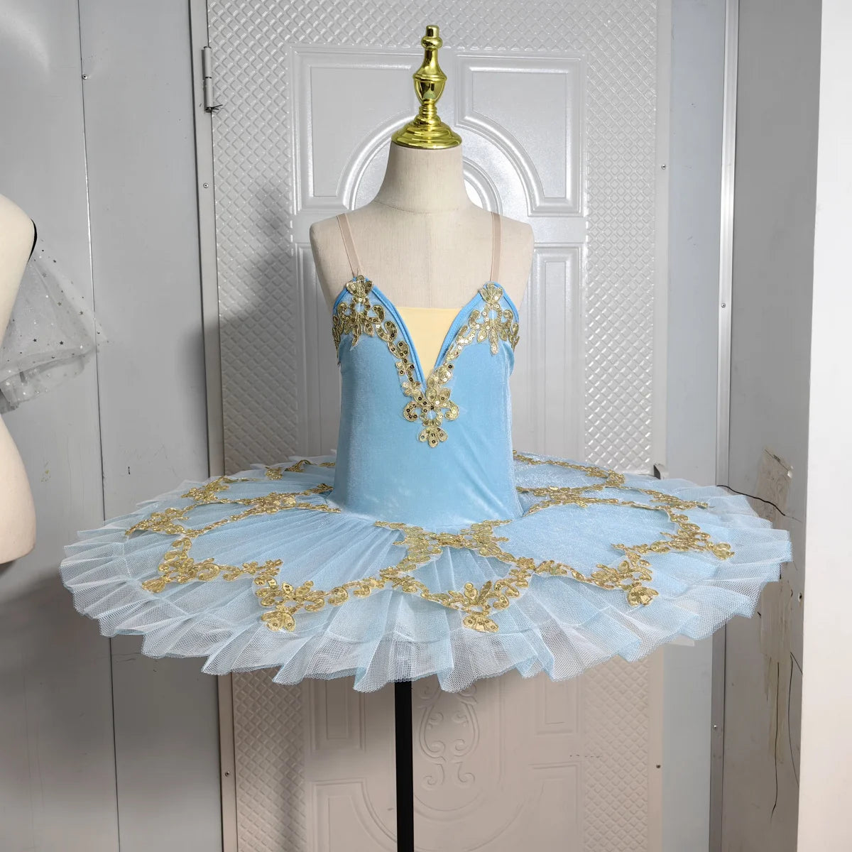 Red Black White Ballet Tutu Skirt Velvet Top Professional Belly Dance Costumes White Swan Lake Costumes Performance Clothing