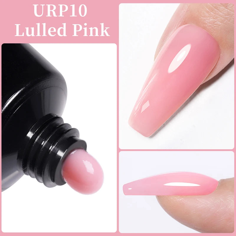 UR SUGAR 15ml Nail Extension Gel Soak Off UV LED Acrylic Crystal White Clear Nude Gel Nail Polish UV Construction Gel