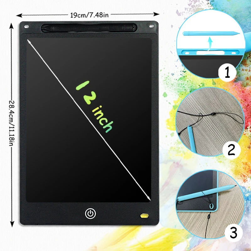 16/12/10/8.5-Inch LCD Graphic Tablet,Drawing Tablet,Electronic Writing Board,3-12Years Kids Birthday Gifts/Christmas/Travel Toys