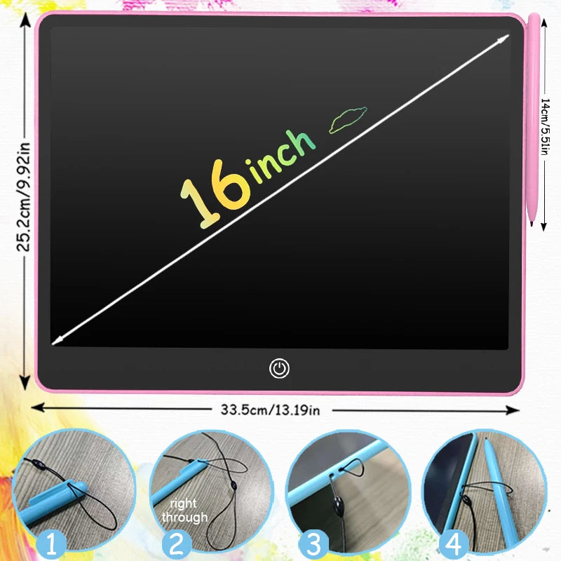 16/12/10/8.5-Inch LCD Graphic Tablet,Drawing Tablet,Electronic Writing Board,3-12Years Kids Birthday Gifts/Christmas/Travel Toys
