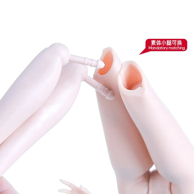 29cm 1/6 Doll's Body Accessories with Flat-Foot Replacement Legs Fit To Supermodel Doll White/ Normal/ Tan Skin Diy Dress Up Toy